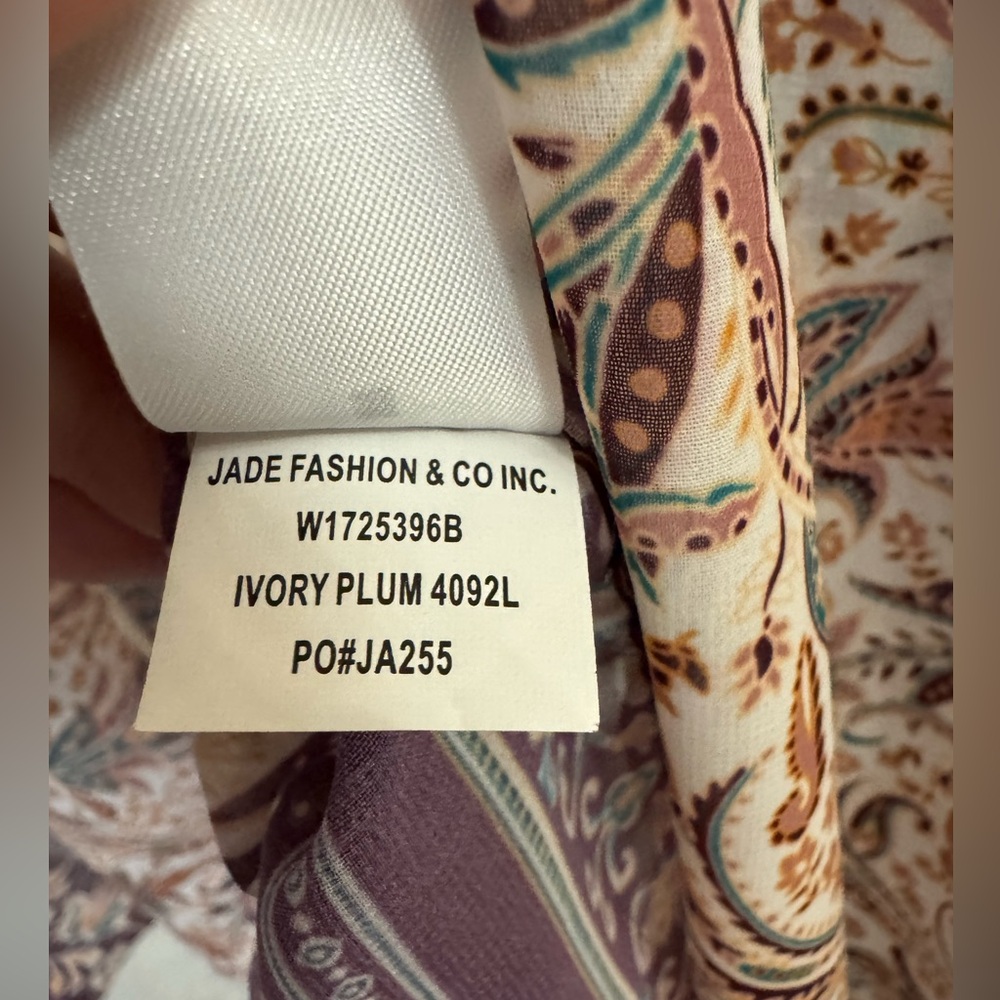 SOLD!  Band of Gypsies Floral Paisley Kimono Cardigan - Picture 8 of 9
